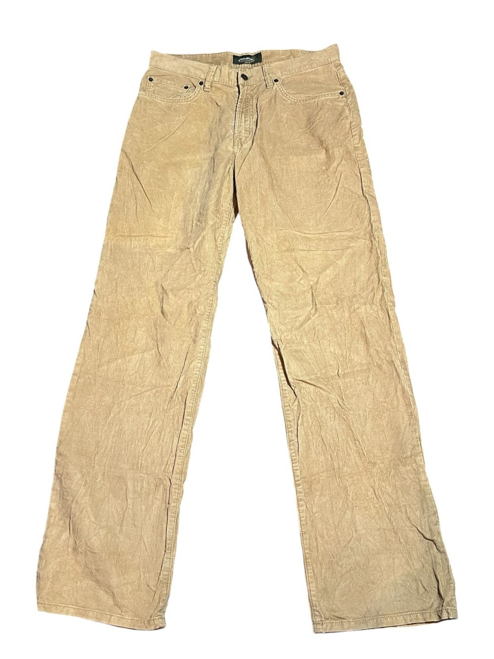 Vintage Eddie Bauer Mens Corduroy Straight Fit Pants Size 34X34